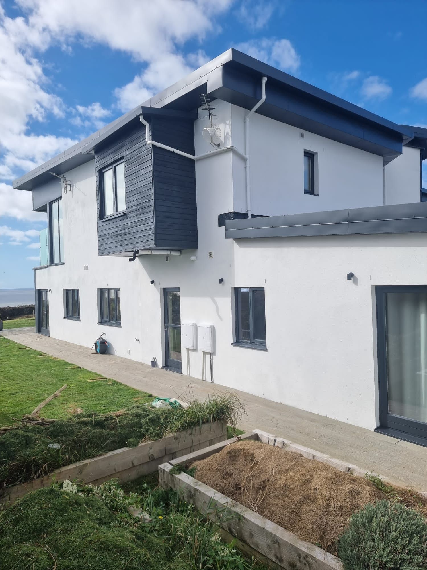 exterior spraying