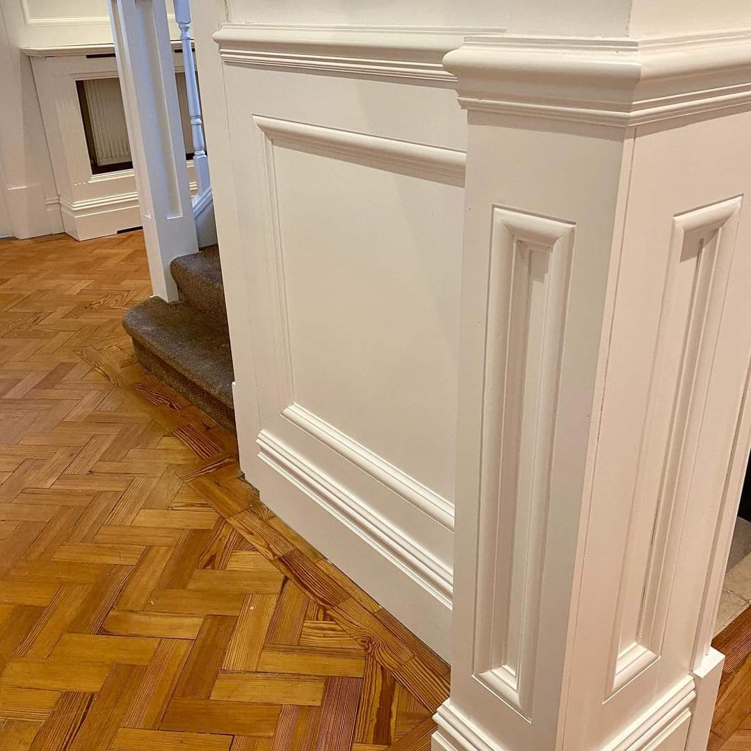 UPVC painted hallway