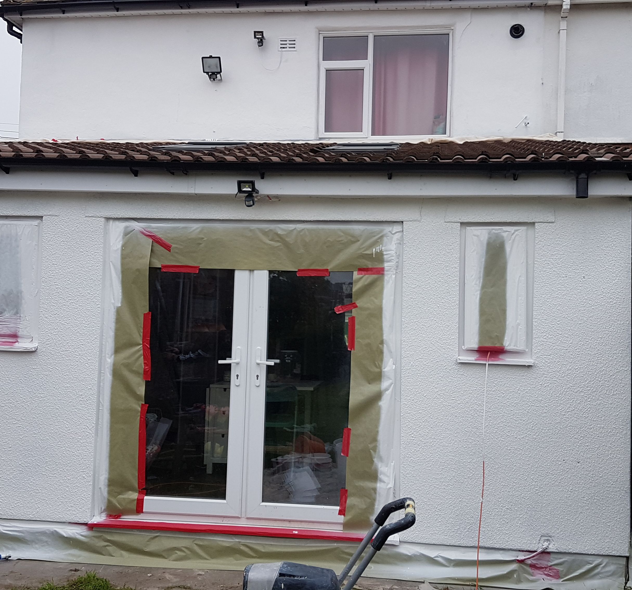 Rear of house