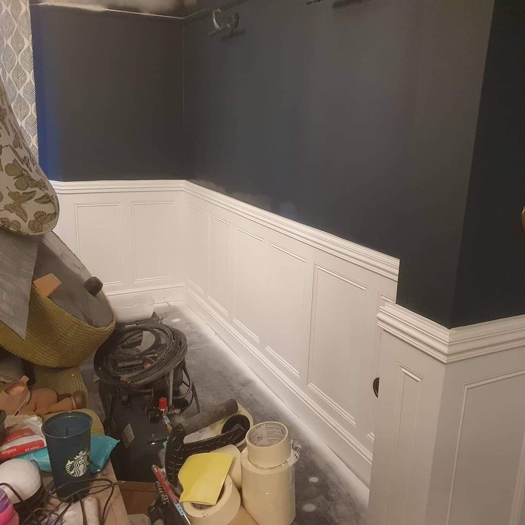 UPVC painted hallway