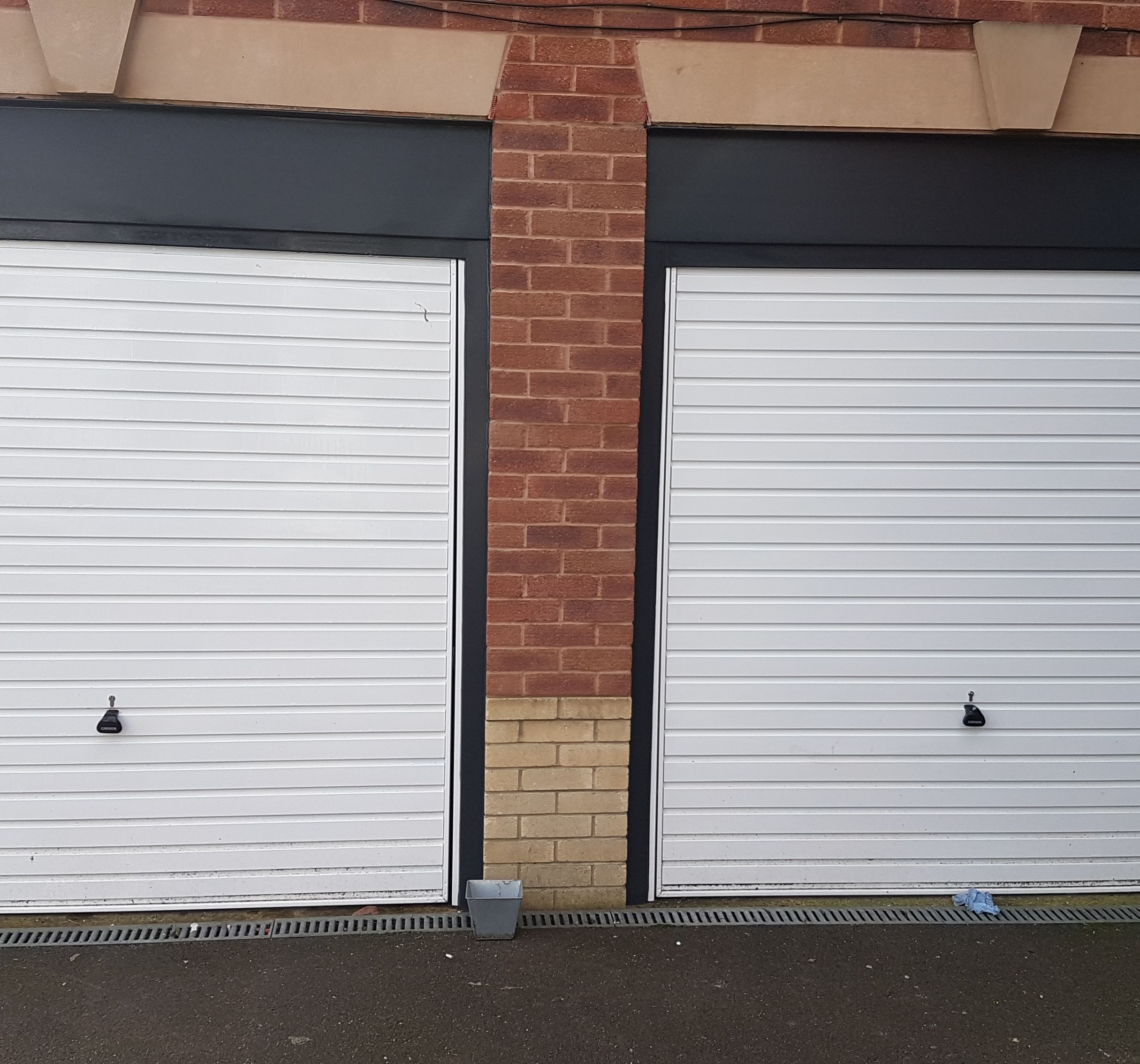 Garage doors before