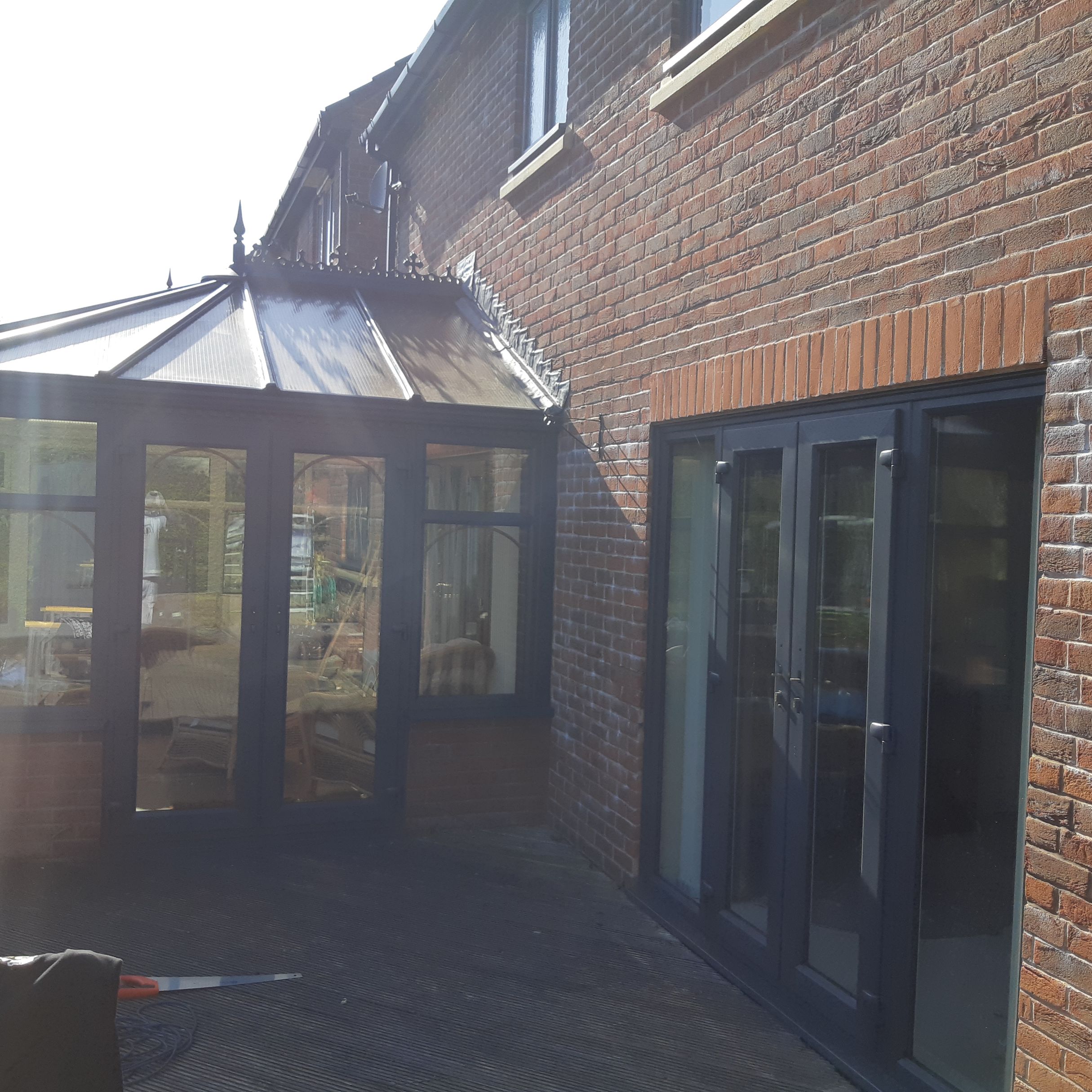 UPVC spraying after