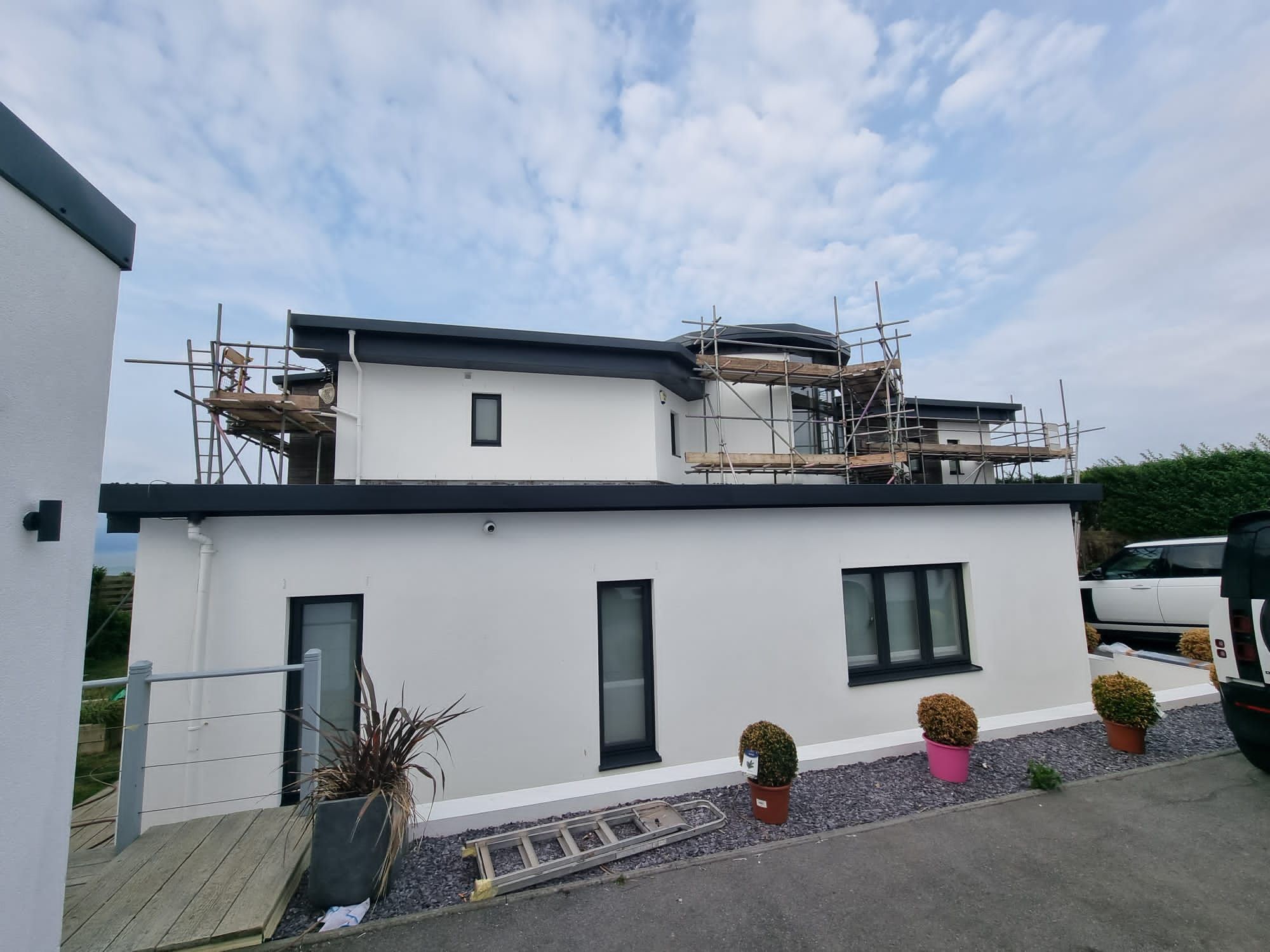 exterior spraying