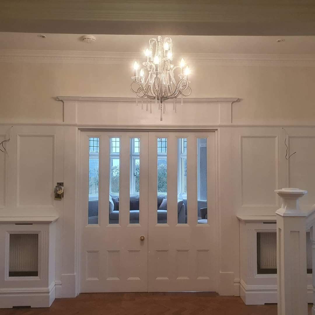 UPVC painted hallway